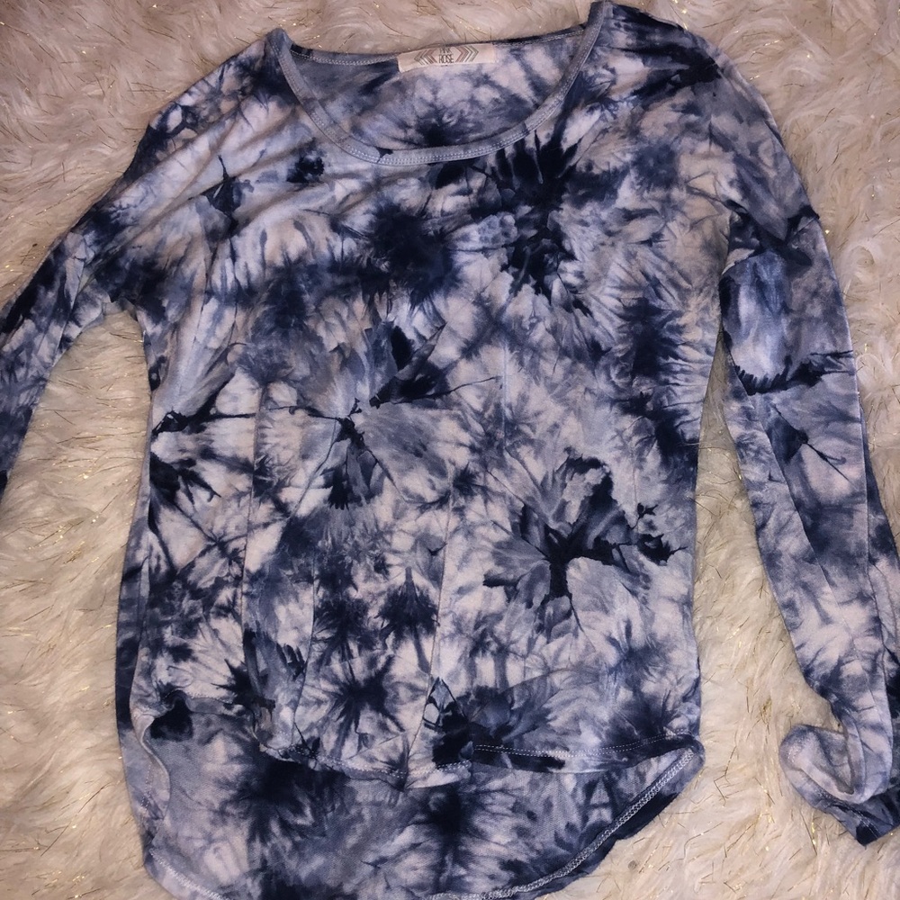 Tie dye long sleeve shirt